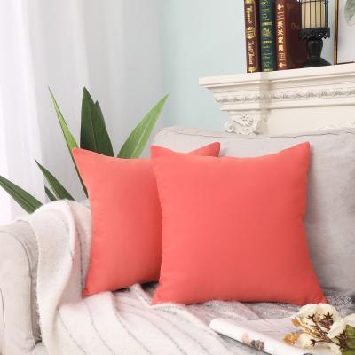 China Home Decor Tile Blanket 1piece 45x45cm (Hotel Coral Solid Polyester Sofa Cushion Pillow Inch 18x18) for sale