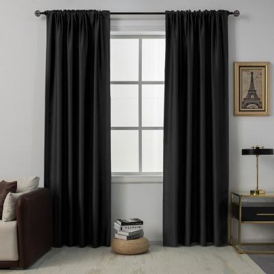 China Blackout Blackout Curtains - 96 Inches 100% Polyester Long Rod Pocket 2 Panels/Pack 52