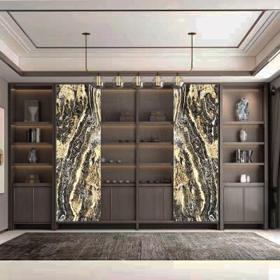 China Modern Exterior Thin Decorative Stone Circles Slab Stone Veneer Panels Modern Exterior Thin Stone Veneer Backlit Refton Quality Stone Veneer PA for sale