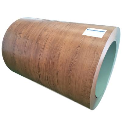 China Making Pipes G550 Prepainted Wood Grain Color Coated Coil Iron Sheet Ppgi Steel 0.4mm Galvanized ppgi Coils for sale