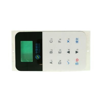 China Custom Cnc Membrane Keypad Push Button Switch With For Industrial Controller for sale