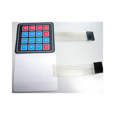 China Flexible Fpc Membrane Keypad Panel Rubber Switch Keyboard With Touchpad for sale