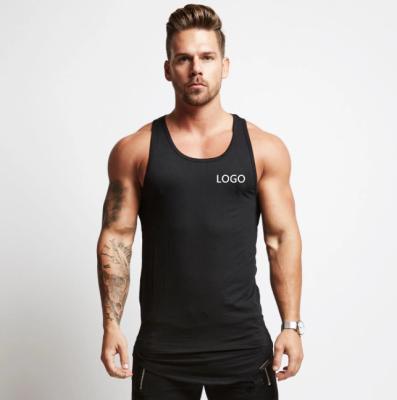 China Wholesale Fitness Men's Sleeveless Tank Top Gym Vest Mens Gym Solid Color Breathable Sportswear for sale