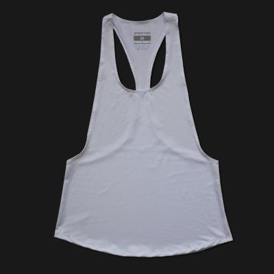 China Breathable Quick-Drying Workout Sports Vest Sleeveless White Loose Tank Top For Women for sale