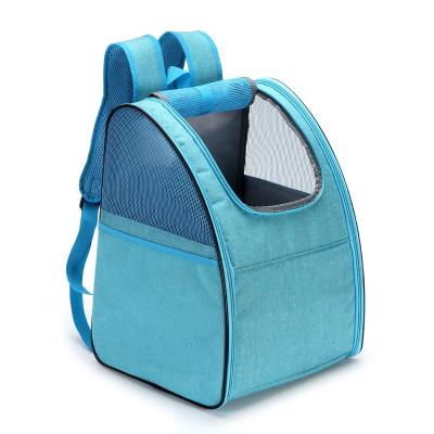 China Cat Carrier Backpack Mesh Breathable Bag Cat Carrier Portable Pet Large Out Door Pet Travel Bag for sale