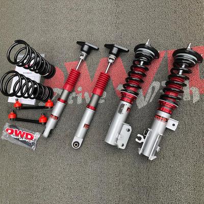 China Steel DWD Coilover For Nissan Tiida Racing 2nd Gen 11+ C12 for sale