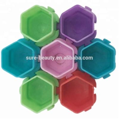 China DIY shape newcomer flexiable tattoo ink cups caps DIY form disposable tattoo feed stabilized permanent makeup pigment cup caps tatuagem for sale