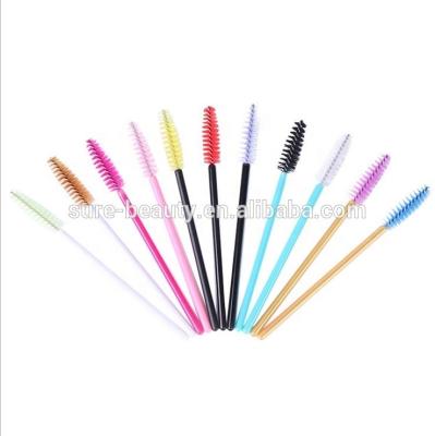 China Angular Blush Disposable Micro Eyelash Brushes Mascara Wands Applicator Wand Eyelash Comb Brushes Winders Makeup Tool Kit for sale