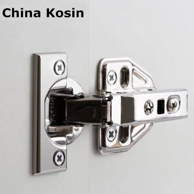 China Modern 50000 Life Cycle Testing Furniture Hardware Fittings Hydraulic Cabinet Soft Close Concealed Hinges For Kitchen for sale