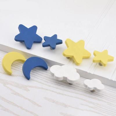 China Modern Home Furniture Furniture Silicone Silica Gel Baby Bedroom Home Cabinet Drawer Yellow Blue White Yellow Interior Handle for sale