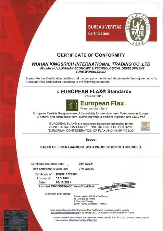 European Flax - Wuhan Kingsrich International Trading Co., Ltd.