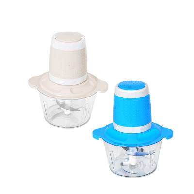 China Powerful Fast Homemade Food Processor Household Bulk Vending Motor Machine Electric Plastic Glass Chopper for sale