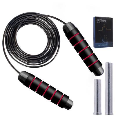 China Length Adjustable Home Gym Plastic Fitness PVC Jumping Weighted Heavy Weighted Speed ​​Supporting Jump Rope Jump Rope for sale