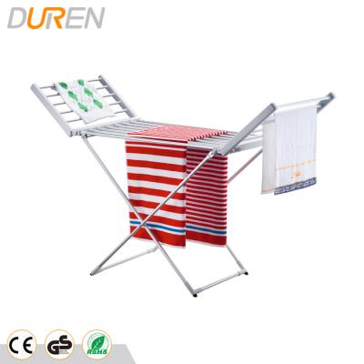 China Foldable Electric Heated Racks Foldable Electric Clothes Drying Rack In Aluminum Material for sale