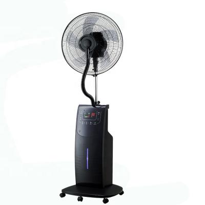 China 2021 Latest Cheap Hot Cool Standing Electric Mist Fan 16 Inch Water Air Cooling Stand Mist Fan for sale