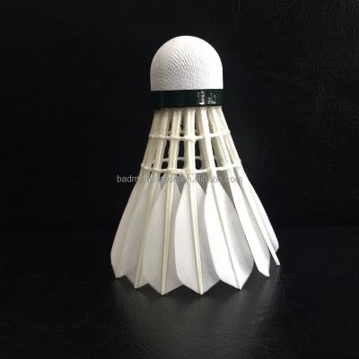 China Sandwich Cork Famous Brand Goose Feather Badminton Shuttlecock As A+100 Grade Cover (LM-60) for sale