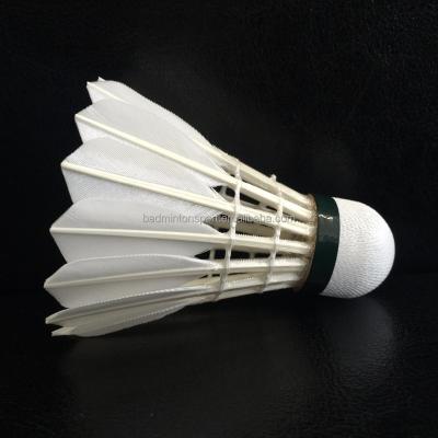 China High quality Natrual cork tournament use goose feather badminton shuttlecock as quality eg1130 (lingmei 80) for sale