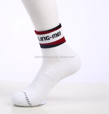 China Spandex/Nylon/Cotton Badminton Anti-Bacterial Anti-Skid Sports Socks - (Lingmei LM-102) scuff resistance, athletic for sale