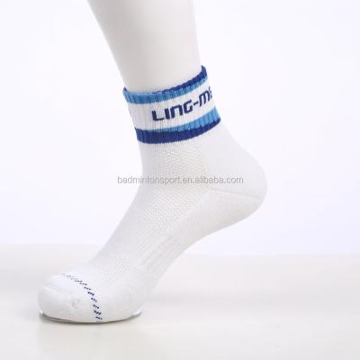 China Badminton Brand Fashion Lingmei Antibacterial Spandex/Nylon/Cotton Athletic Socks - (Lingmei LM-102) Snagging Resistance, Athletic for sale