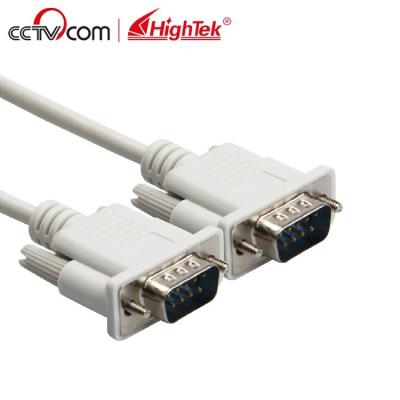 China COMPUTER HighTek RS232 Serial Data DB9 Male To Male Cable 1.5 Meters With Straight Or Cross Line for sale