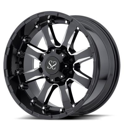 China SSBR1016 Fit To Pick Up Cars 6x139.7 5x150 4x4 Custom Forged Rims 20 22 24 26 Inch for sale