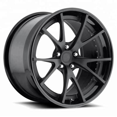 China 2 Piece Aluminum Alloy OEM Forged Rims Porcelain For For Sale Wheels Cars Polished Windows Brushed Barrel for sale