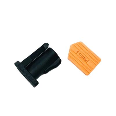 China LCP OEM Mold Mold Orange Color Small Plastic Injection Molding Spare Part for sale