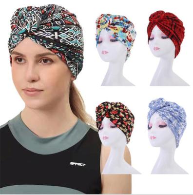 China DecorateÂ   Amazon Turban Hair Accessories Choice Adult Women Custom Design Floral Turban for sale