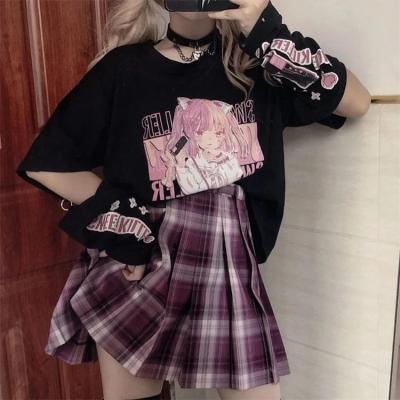 China Viable JK T-shirt Japanese Anime Clothes Cotton Harajuku Cute Cartoon T-shirt for sale