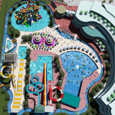 China Customized Water Park Design A Water Park Project Tropical Island Theme for sale