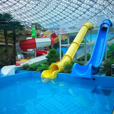 China Customization Fiberglass Family Water Slide With 5-10 Meter Platform Height for sale