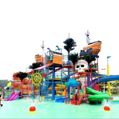 China Safety Outdoor Pirate Ship Playground For Family  Environmental Friendly for sale