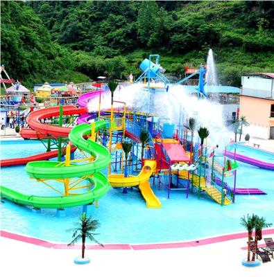 Cina Attrezzature per giochi acquatici esterni a prova di tempo Parco acquatico esterno per famiglie in vendita