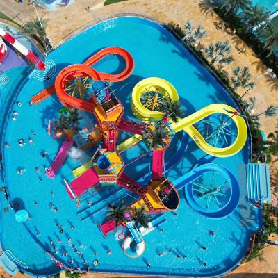 China Interactive Design Adult Water Park Pirate Ship Playground Custom Size Accept for sale