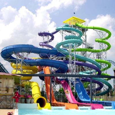 China Customizable Fiberglass Water Slide For Adult Thrill Seekers Both Indoors And Outdoors for sale