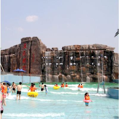 China Robust Water Park Wave Pool With Lighting Effects And Varying Wave Frequency for sale