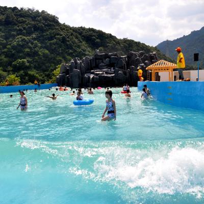 China Safe And Thrilling Water Park Wave Pool With Lifeguards Emergency Shut Off Buttons for sale