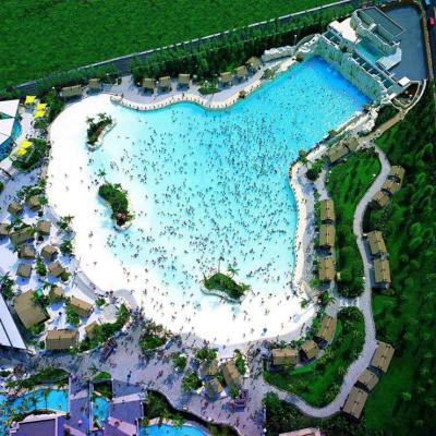 China Customized Water Park Wave Pool With Lifeguards And Safety Ropes for sale