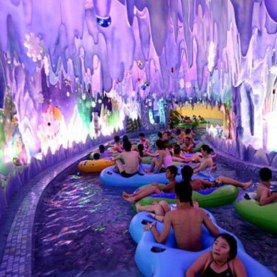 China 100-600 Meters Length Ice World Water Park Lazy River Water Ride for sale