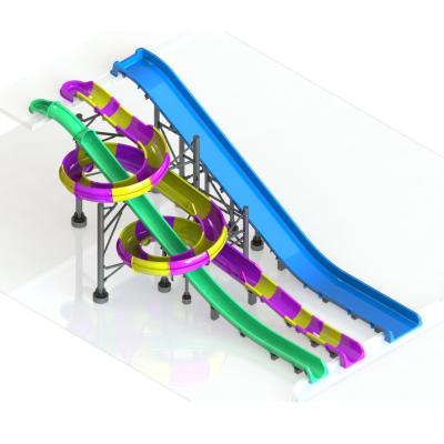 China Customizable Family Water Slide For All Ages Featuring Sliding And Climbing Fun for sale