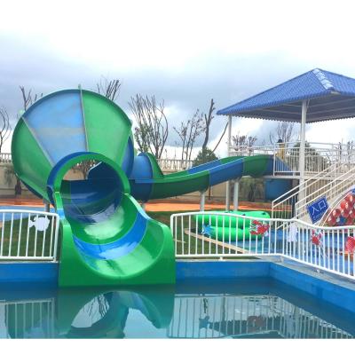 China High Durability Small Tornado Water Slide For 2 Children  3-15 Years Old for sale