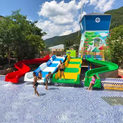 China Customization 6 Children Capacity Outdoor Kids Pool Slide For Family Splash Pool for sale