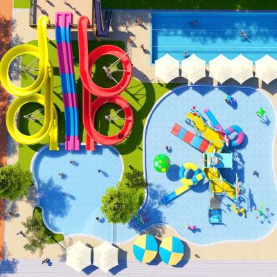 China OEM Water Park Layout Design Water Slide Design With Master Planning for sale