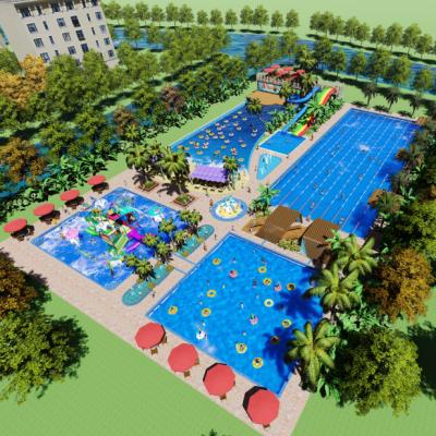 China Conservación del agua Pequeños parques acuáticos para niños y adultos en venta