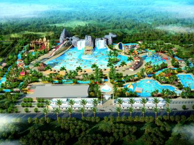 China Customizable Largest Scale Water Park Plan With Fiberglass Filtration System for sale