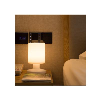 China PE Material Table Lamp Modern Home Decor Portable Led Rechargeable Table Lamp for sale