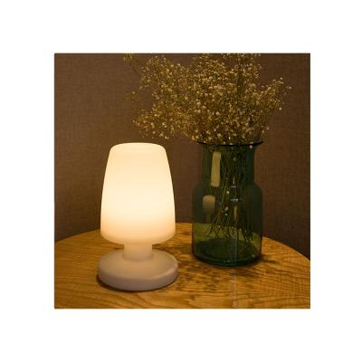 China Wholesale PE Material Modern Small Lhome Decoration Rechargeable Led Table Lamp for sale