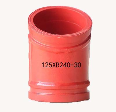 China Hotels Wholesale hot sale schwing concrete pump parts elbow concrete pump bended pipe 001693302F0201000 139999001843A for sale