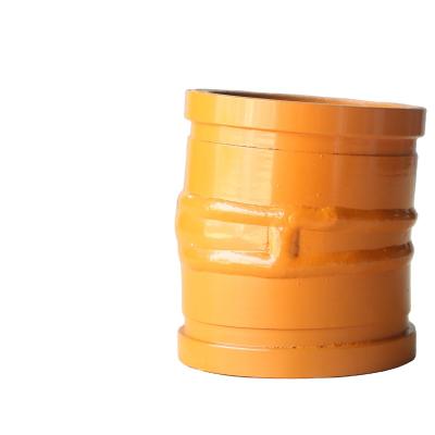 China Hotels 125XR240-6 schwing concrete pump parts concrete pump elbow, concrete pump bended pipe, concrete pump bends for sale