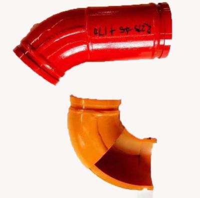 China Hotels Schwing Putzmeister concrete pump parts concrete pump elbow, concrete pump bend pipe 1149800886 for sale